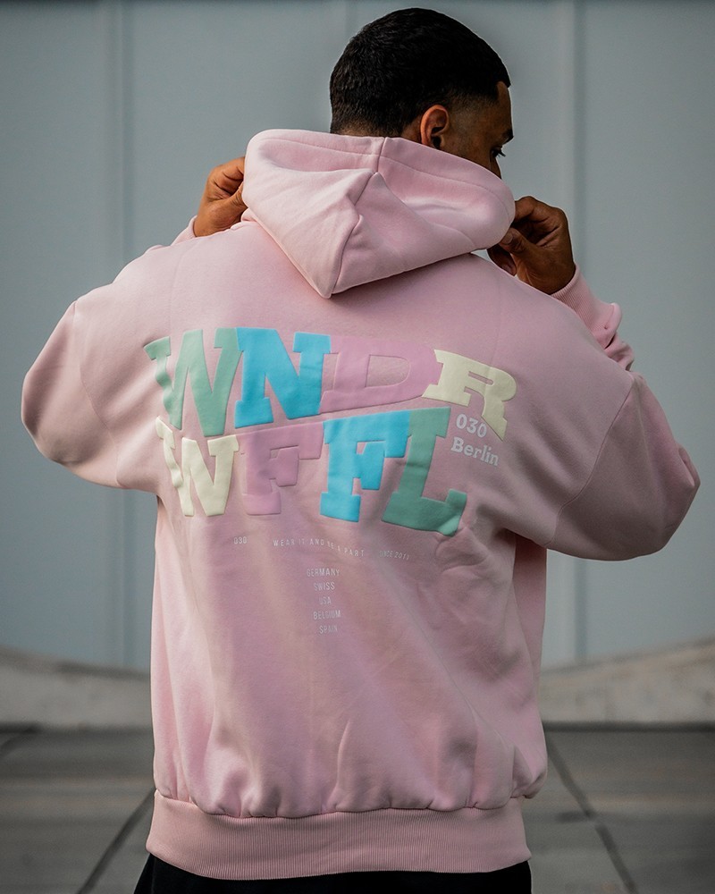 Wonderwaffel Hoodie WW Barely Pink