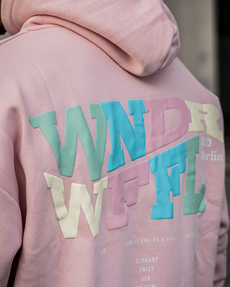 Wonderwaffel Hoodie WW Barely Pink